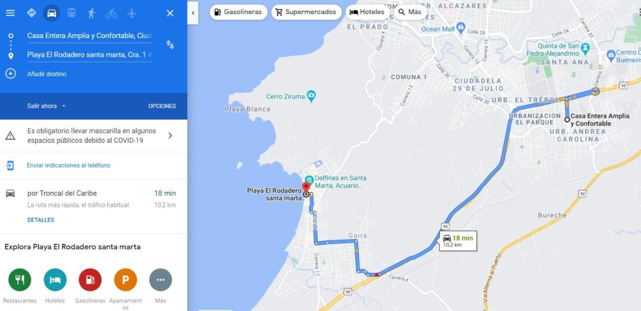 Сasa de vacaciones Casa Entera Amplia Y Confortable Cerca A Terminal De Buses Santa Marta